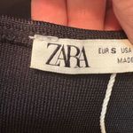 ZARA Classic Black Bodycon Mini Dress size small NWT Photo 4