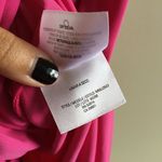 Tahari NEW faux wrap midi dress sleeveless pink Photo 4