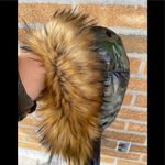 S13 Snowcat Down Puffer Vest with Faux Fur Hood small Green Photo 7