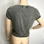 American Eagle  Distressed Short Sleeve Top Photo 2