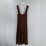 Vince  brown rib flared dress size medium Photo 1