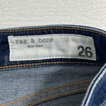 Rag and Bone  Nina High-Rise Ankle Cigarette Jeans in Buller Wash Size 26‎ Denim Photo 5