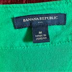 Banana Republic Green Fitted Cut Out Short Sleeve Tee Photo 2
