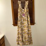 Anthropologie NWT Love The Label x Liberty London Penida Ruffle V-Neck Dress S Photo 3