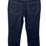 NEW SER.O.YA Cropped Jeans Straight Leg Size 25 Dark Blue Wash Denim‎ Photo 0