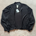 Chico's  Women's Abigail‎ Shrug Sweater 3/4 Sleeve Black Size 3 NWT Photo 0