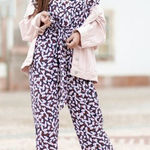 H&M x Anna Glover Floral Lightweight Viscose Dolman Sleeve Jumpsuit Tie Waist Photo 0