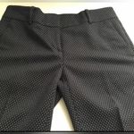 Ann Taylor NWT Polka Dot PANTS Black, Womens Sz 14 w/Stretch Textured Bus Casual Photo 2