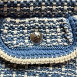 Talbots  Knit‎ Sweater Blazer Blue & White Old Money Preppy Grandmacore Photo 7