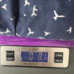 Foxcroft  Bird Print Women's Button Front Navy Blue Shirt Size XXL 3/4 Sleeve Photo 11