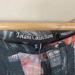 NWT Tolani Collection Tunic Top Womens S Black Floral 100% Modal Boho Whimsigoth Photo 4