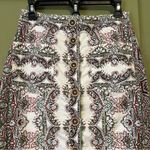 Anthropologie Maeve by Button-Front Skirt sz 8 Photo 1