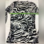 Karen Kane  XL ✨ adult black + white Animal Print Long Sleeve Top like new Photo 1