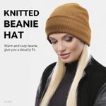 Winter Beanie Daily Hat - Thermal Polar Fleece Ski Stocking Skull Cap for Men and Women Photo 2