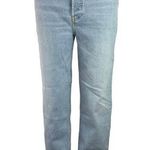 RE/DONE Blue Light Wash High Rise Ankle Denim Straight Leg Jeans Size 28 Photo 0