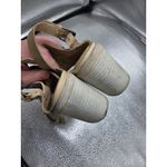 Naughty Monkey  Nyxx Metallic Perforated Leather 6 Slingback Sandal Block Heels Photo 6