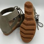 Sorel Joanie II Ghillie Lace Up Gladiator Wedge Sage Green-8.5. B45 Photo 13