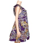Sézane Leanore One Shoulder Mini Dress, Purple Soffi Print, FR36/US4 Photo 15