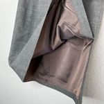 i Blues Womens Gray size zip Italian Wool Blend Skirt Size 40 Italian 6 US Photo 4