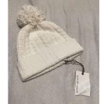 Barefoot Dreams Hat Beanie Womens One Size Cream CozyChic Cable Knit Pom New Photo 0