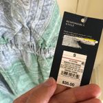 Universal Threads Universal Thread NWT Women's Green Gray Paisley Elastic Waist Maxi Dress Size S Photo 4