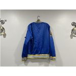 Pro Standard Warriors Satin Jacket Large L FLAW AS IS Blue Photo 7