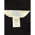 Time and Tru Black Textured Tiered Button Front Shirt Dress Womens XXXL 22 3XL Size undefined Photo 5