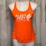 New Balance Fleet Feet Racing Team Chicago Neon Orange Running Tank Top MED Photo 0