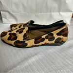 Aerosoles Betunia 6M Leopard Print Calf Hair Loafers Flats Leather Upper Comfort Photo 2
