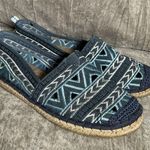 The Sak  Blue Embroidered Cut out Espadrille Flats - Size 7 Casual Resort Boho Photo 11