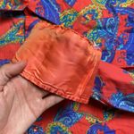 PATRON CITO USA PAISLEY WESTERN PEARL SNAP CROP TOP BUTTON UP Purple Size undefined Photo 4