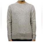 J.Crew CREW NECK GRAY WOOL SWEATER L Photo 0