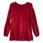 Peloton Small Top Sweatshirt Spell Out Logo Graphic Long Line Hi Lo Long Sleeve Photo 1