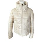 LTH JKT Cay Cropped Puffer Jacket in Pearl White Size Small White Photo 3