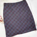 Fossil Womens Vintage  Plaid Windowpane Skirt - Sz 14 Photo 1