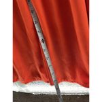 Elizabeth and James  Women's Maxi Dress Solid Orange Sleeveless Tiered Large Photo 7