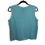 Ralph Lauren Nwt  Golf Teal Cashmere Blend Sweater Tank Photo 1