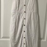 Japna White Seersucker Dress Photo 0