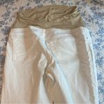 Isabel Maternity For Target White Skinny Maternity Postpartum Jean Size 10 Photo 3