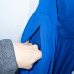 Morilee Madeline Gardner 21764 Almafi Blue Strappy Back Gown Size 20 NWT Photo 4