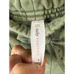 Daily Practice by Anthropologie Wide Leg Olive Sweatpants Photo 3