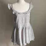 Altar'd State NWT Altar’d State Women’s Ruffled Sleeveless Short Romper with Low Cut Out Back Photo 7