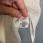 Caslon  Women's Twist Front Linen Blend Collared Blouse White‎ Sz Small Petite Photo 9