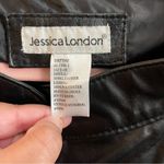 Jessica London Plus Size Zip Front Leather Jacket Photo 2