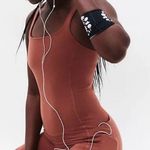 Free People Movement Never Better Runsie Romper Brown Size M Photo 0