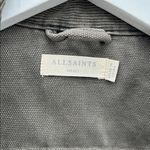 ALLSAINTS  Scalby Olive Brown Cotton Jacket Small Utility Trucker Photo 1