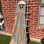 Nicole Miller Studio Silk Beaded Maxi Dress 4 Photo 4