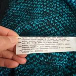 ZARA  blue black knit houndstooth open cardigan NEW Photo 1