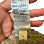 Chico's  sueded trim knit poncho tan brown asymmetrical size xl. Photo 8