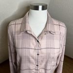 Kuhl  Shirt Womens Size Large Pink Alpenrose Kamila Flannel Ultra Soft Button Up Photo 2